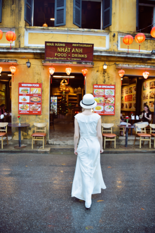 Blanche Heritage Mulberry Silk Maxi Dress