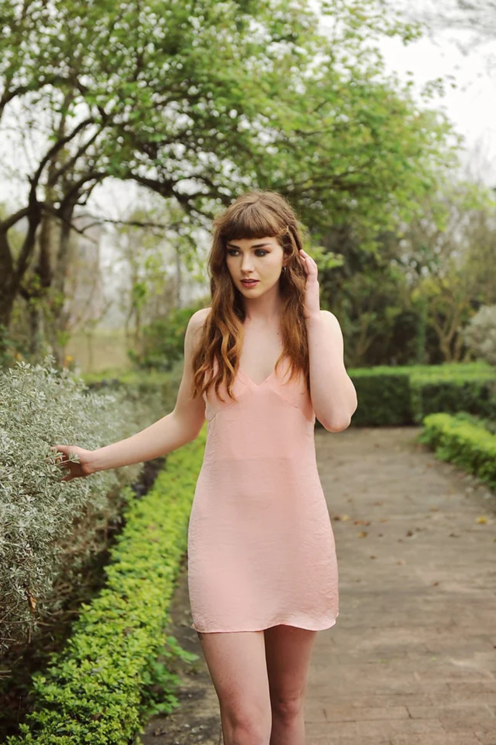 Silk Slip Lingerie Dress