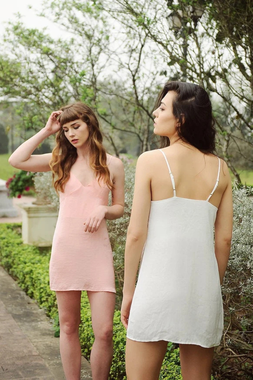 Silk Slip Lingerie Dress