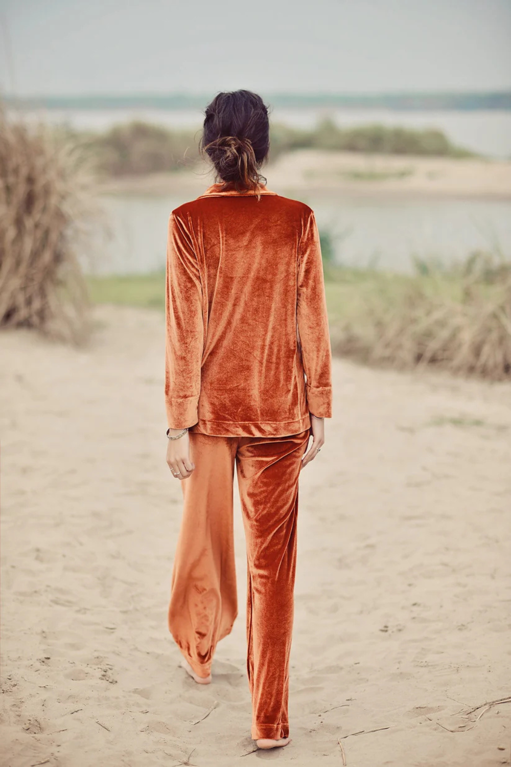Winter Velvet Pajamas - Velvet Suit Women - Winter Women PJs - Velvet Women Set