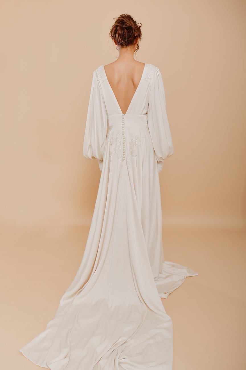 HELENA Silk Wedding Gown