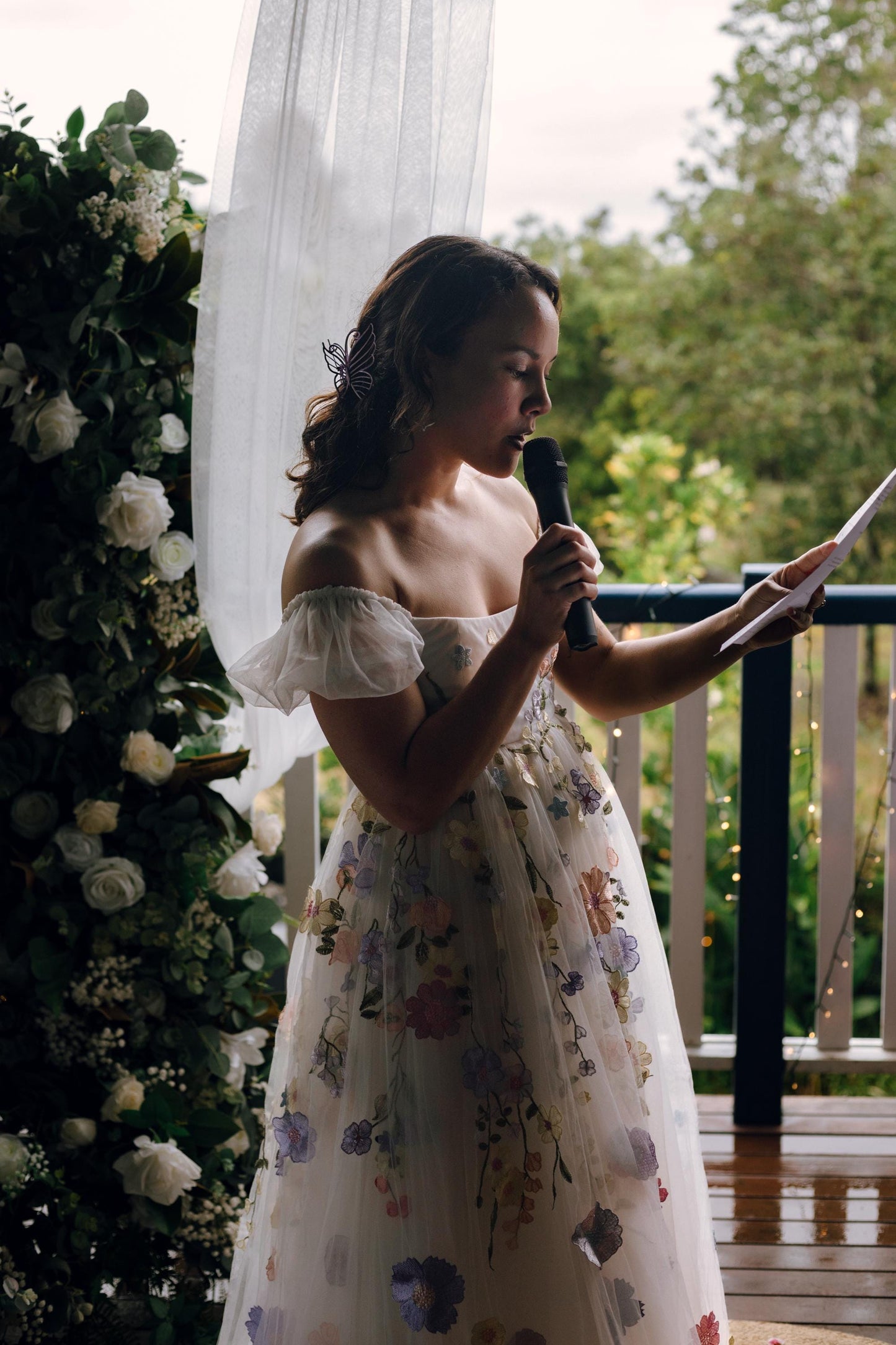 AMELIA Floral Regency Wedding Dress