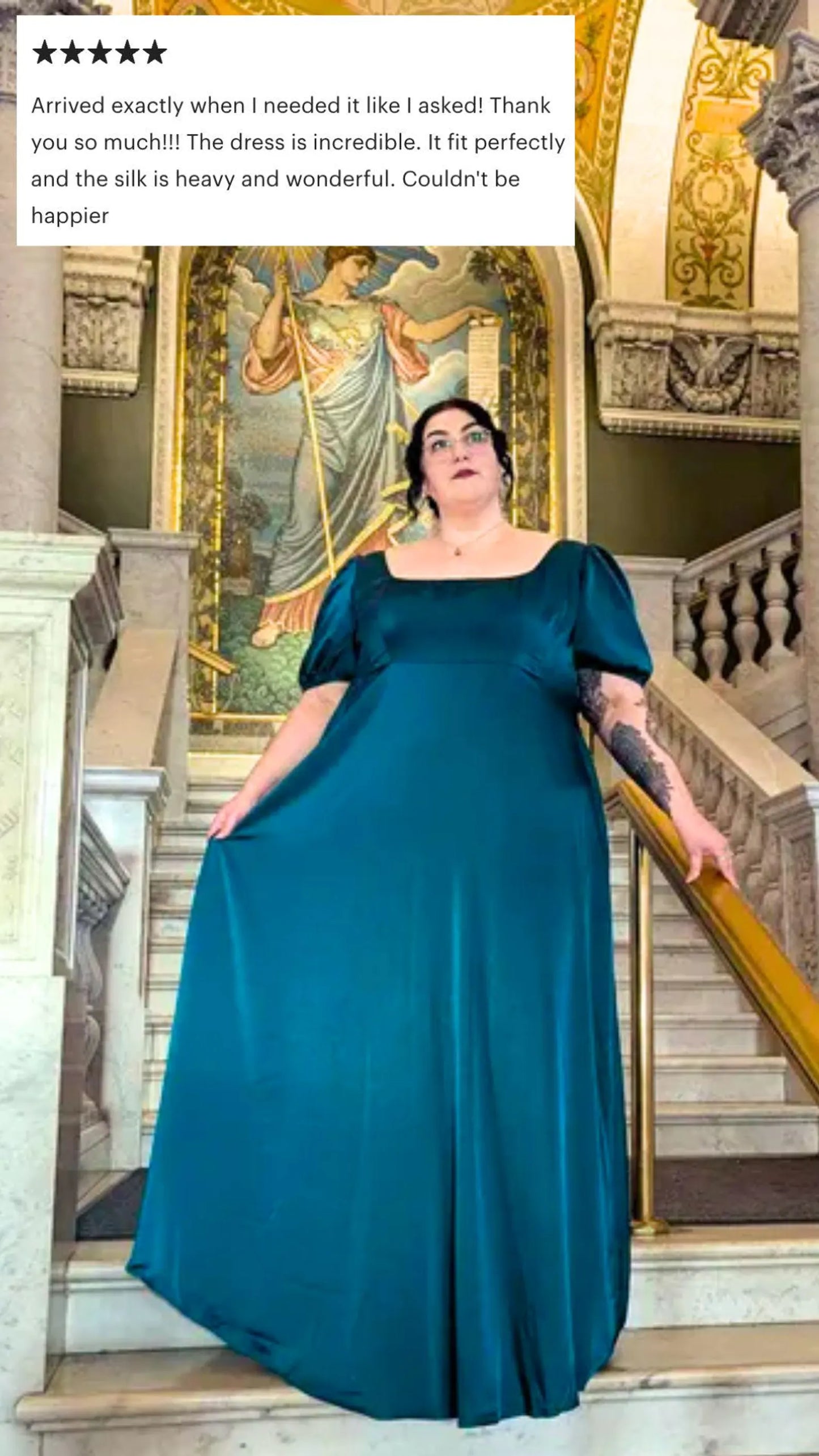 MIA Silk Regency Dress
