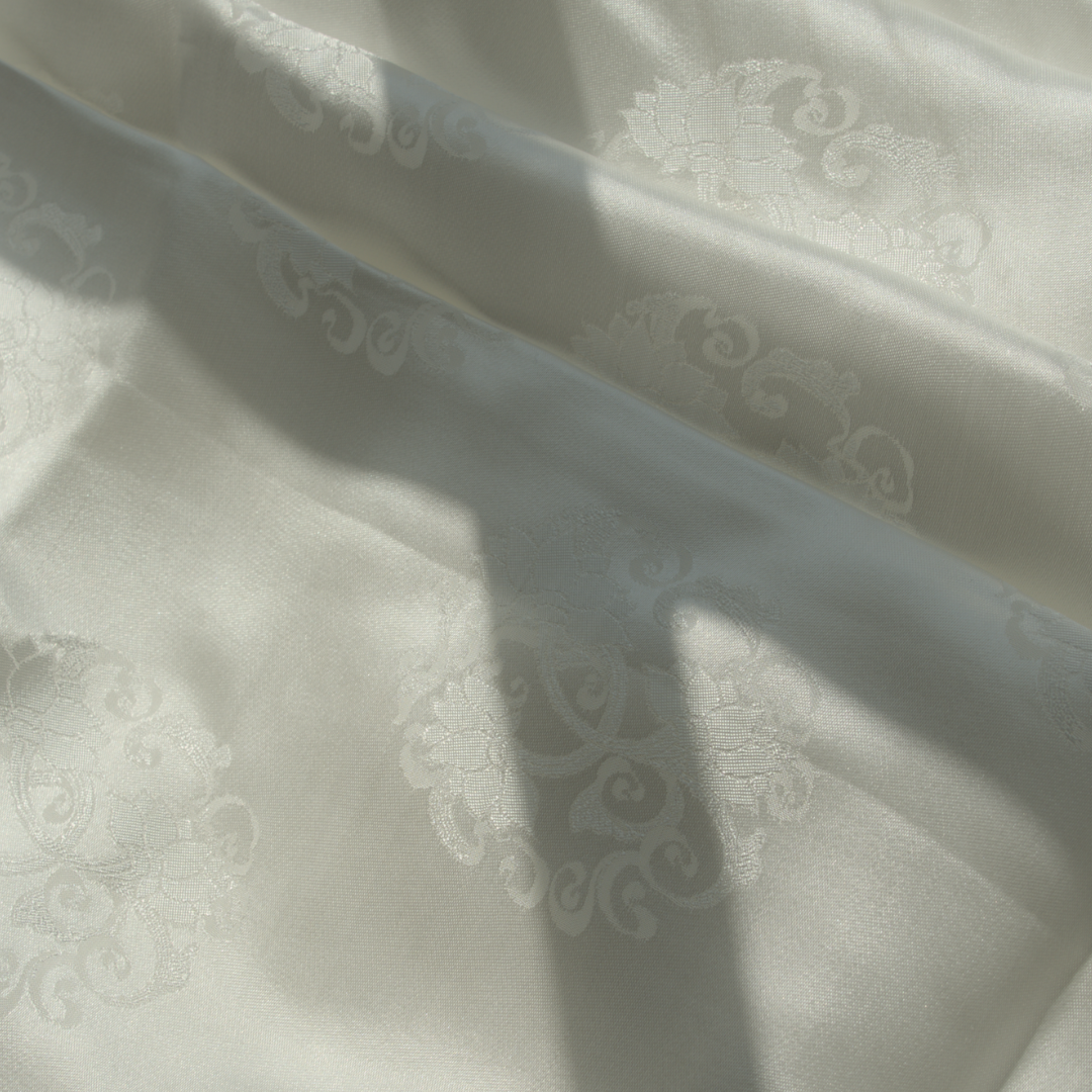Handmade Mulberry Silk - Ivory Lotus