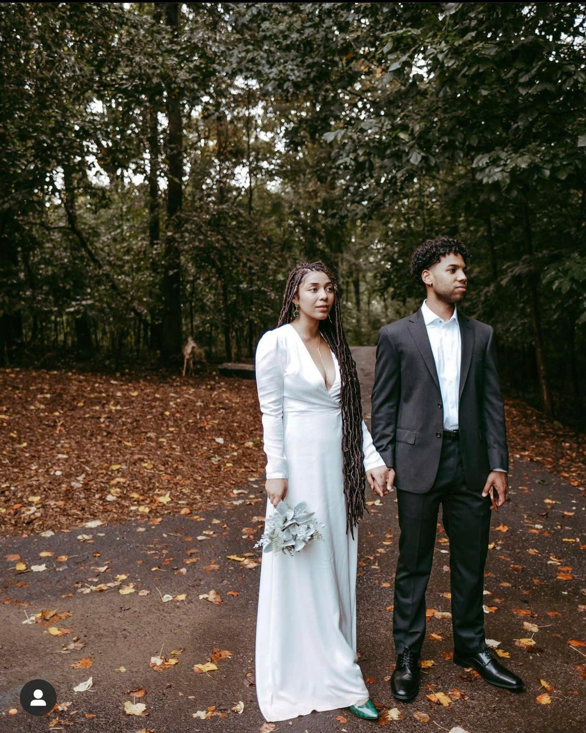 TINA Bridal Silk Wrap Dress