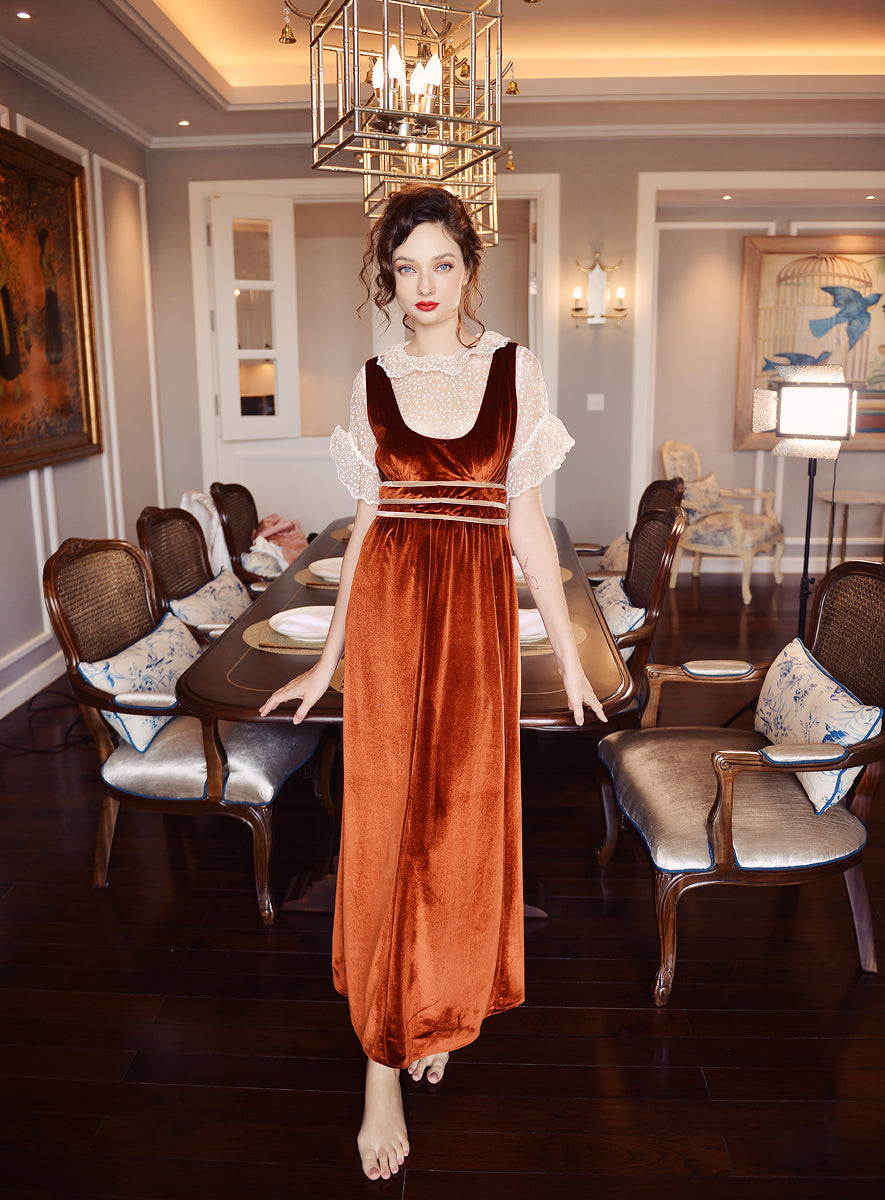 Velvet Dress Women - Velvet Dress with Sleeves - Bridesmaids Velvet Dress