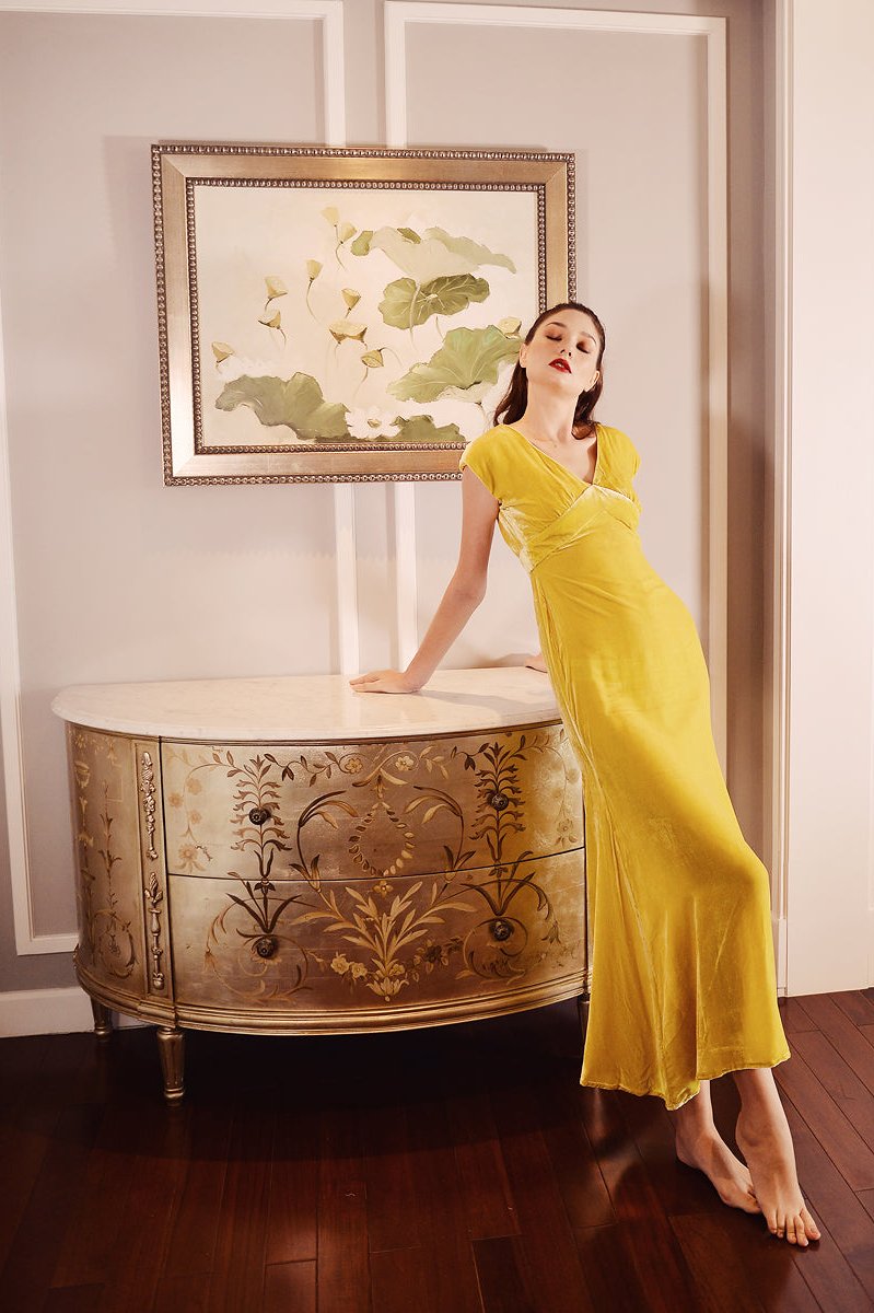MIMI Velvet Maxi Prom Dress