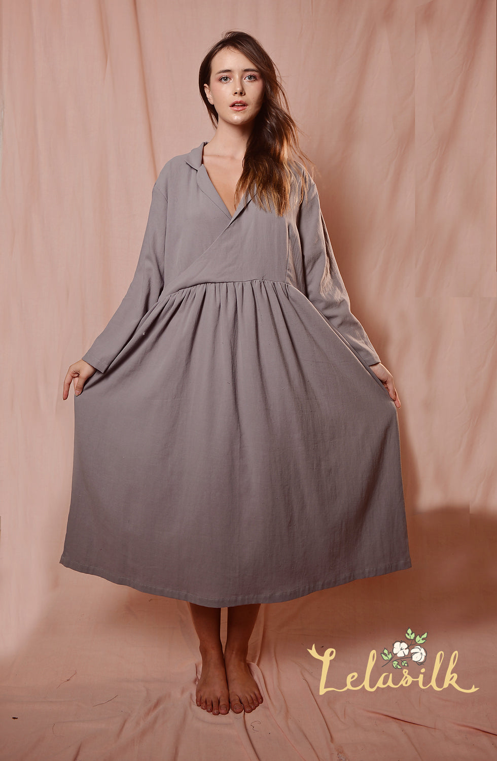 Cotton Tunic Dress - Women Cotton Tunic - Summer Loose Kaftan