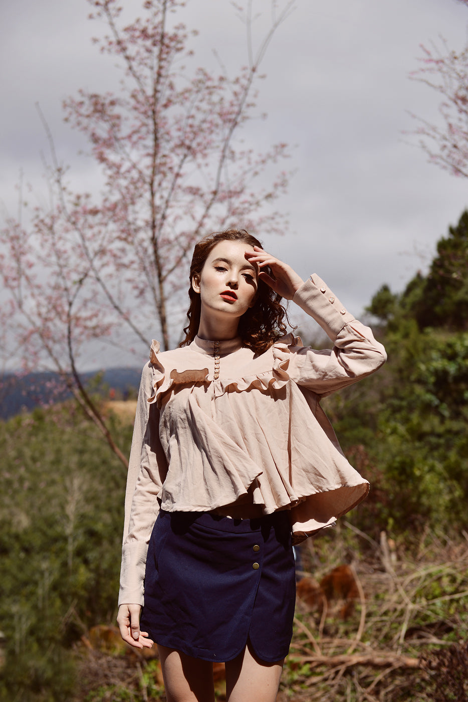Linen Blouse Women - Cotton Blouse Long Sleeves - Linen Top