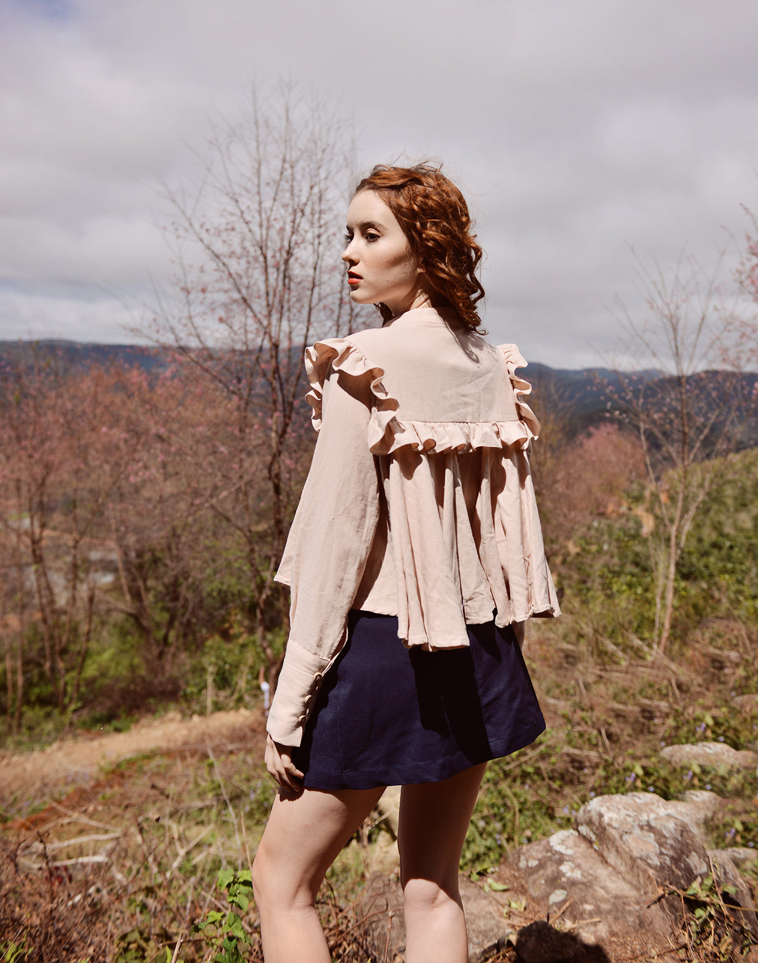 Linen Blouse Women - Cotton Blouse Long Sleeves - Linen Top