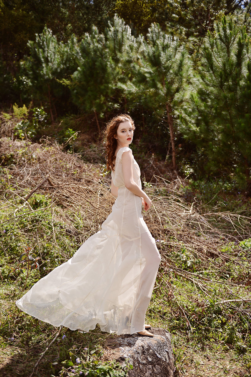 Sheer Silk Dress - Sheer Pool Dress - Maxi Dress Summer
