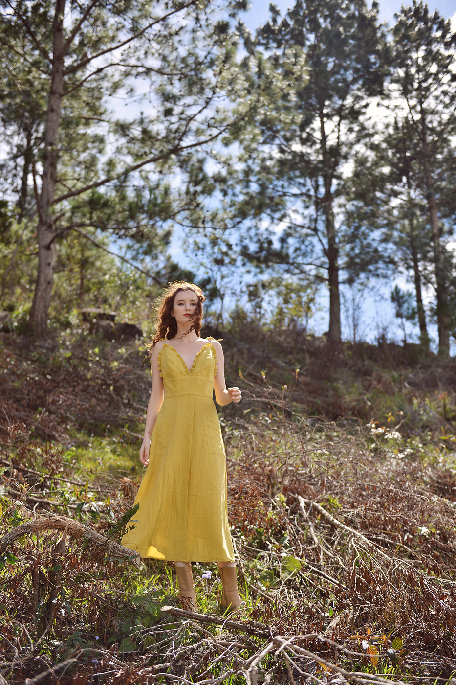Cotton Dress Pocket - Cotton Dress Sleeveless - Linen Dress Maxi
