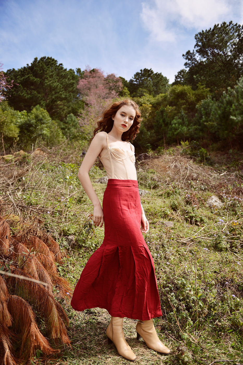 Linen Skirts Midi - Linen Skirt Women - Long Skirts Women - Cotton Skirts