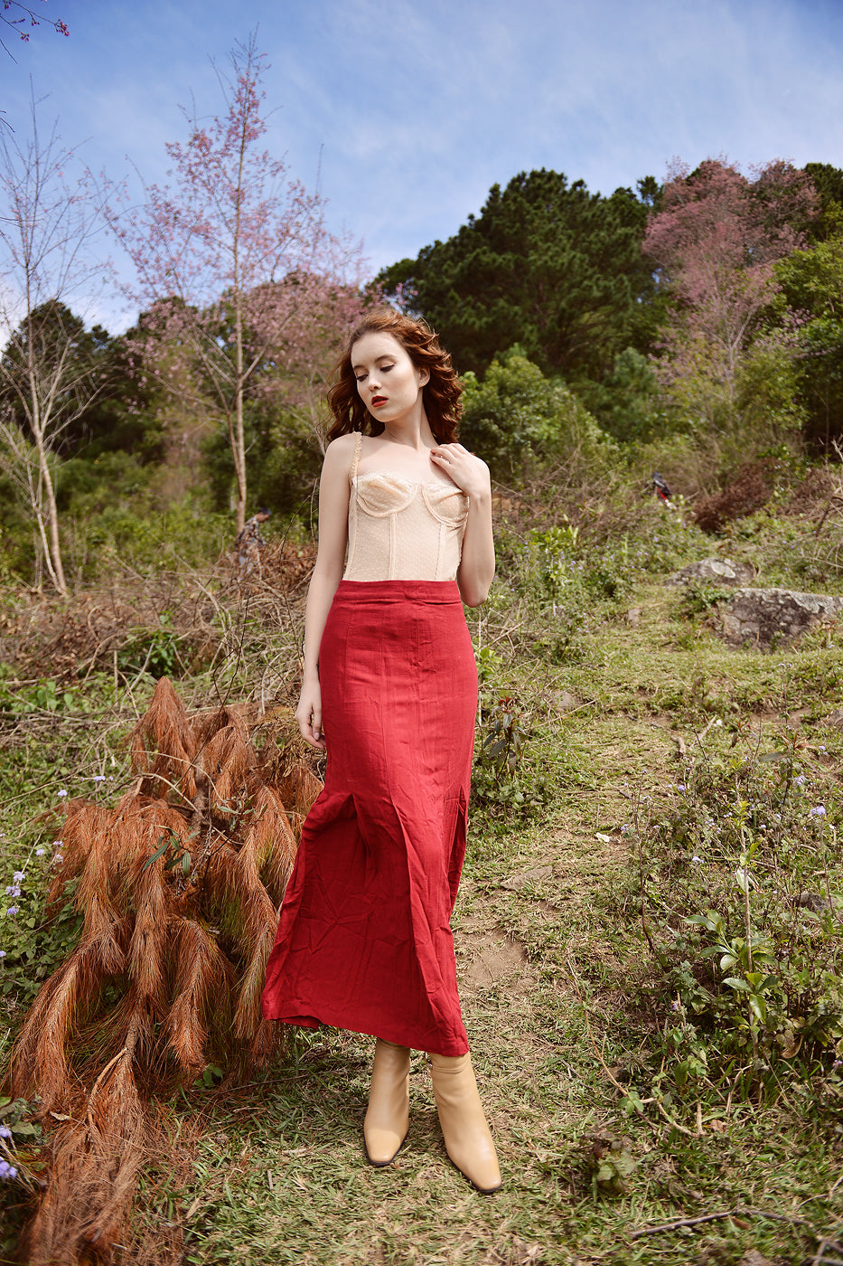Linen Skirts Midi - Linen Skirt Women - Long Skirts Women - Cotton Skirts