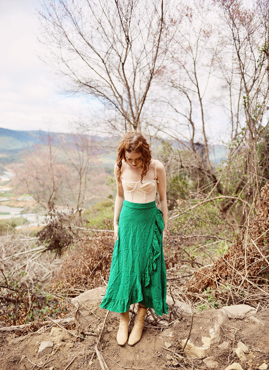 Linen Skirts Women - Women Long Skirt - Wrap Skirt Linen - Natural Clothing