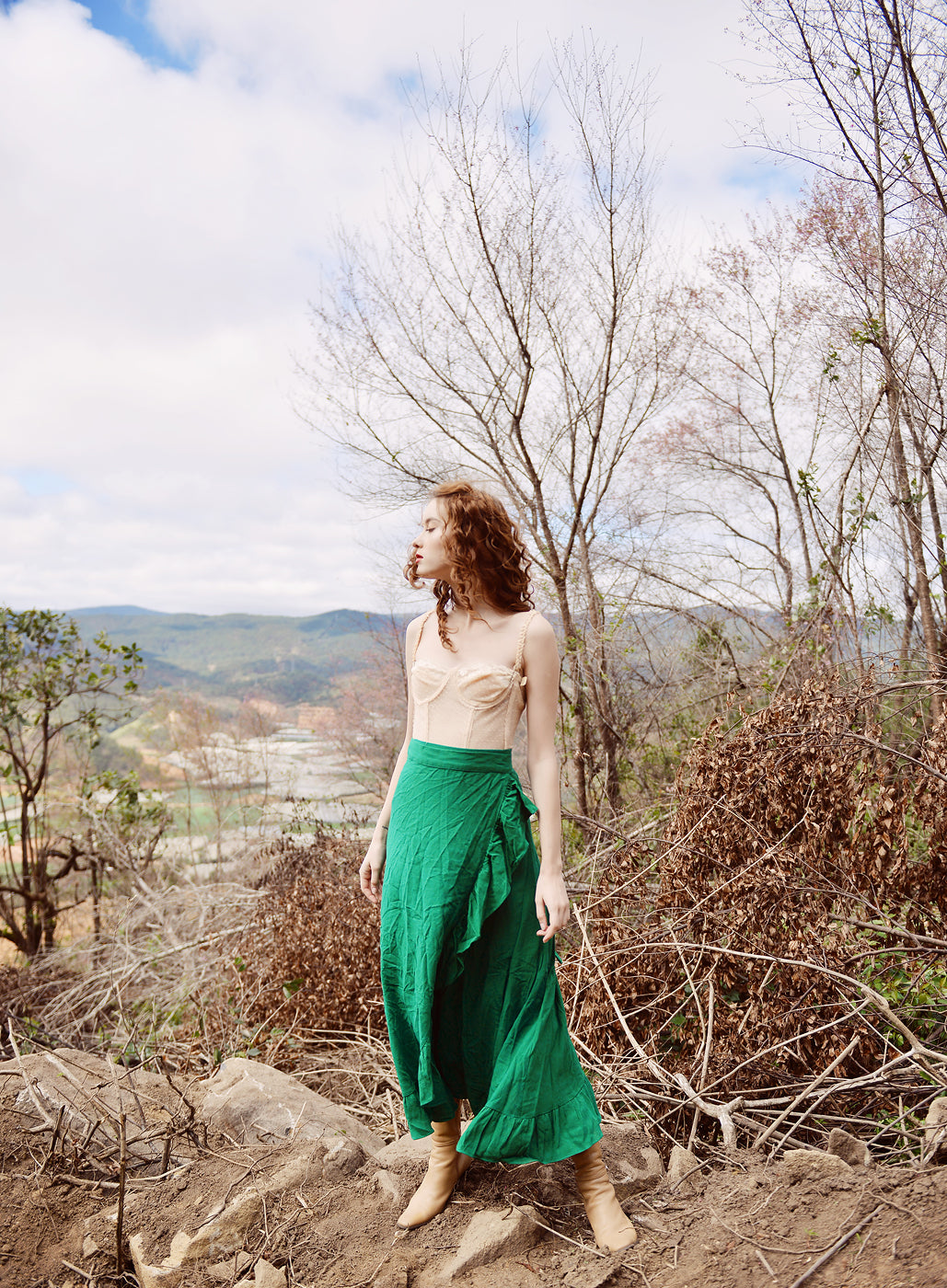 Linen Skirts Women - Women Long Skirt - Wrap Skirt Linen - Natural Clothing