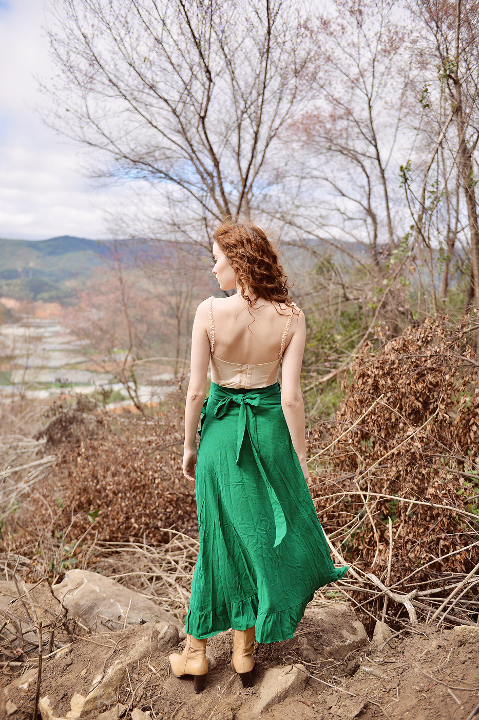 Linen Skirts Women - Women Long Skirt - Wrap Skirt Linen - Natural Clothing