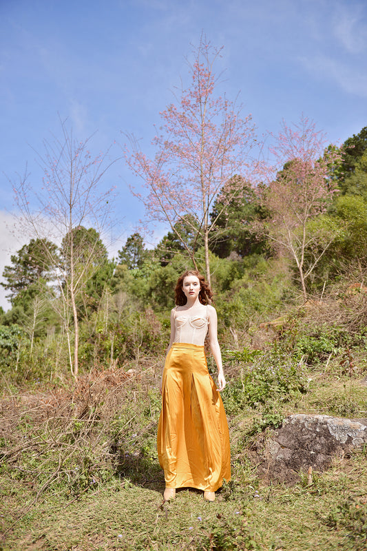 High Waist Skirt - Silk Skirt Women - Silk Skirt Maxi