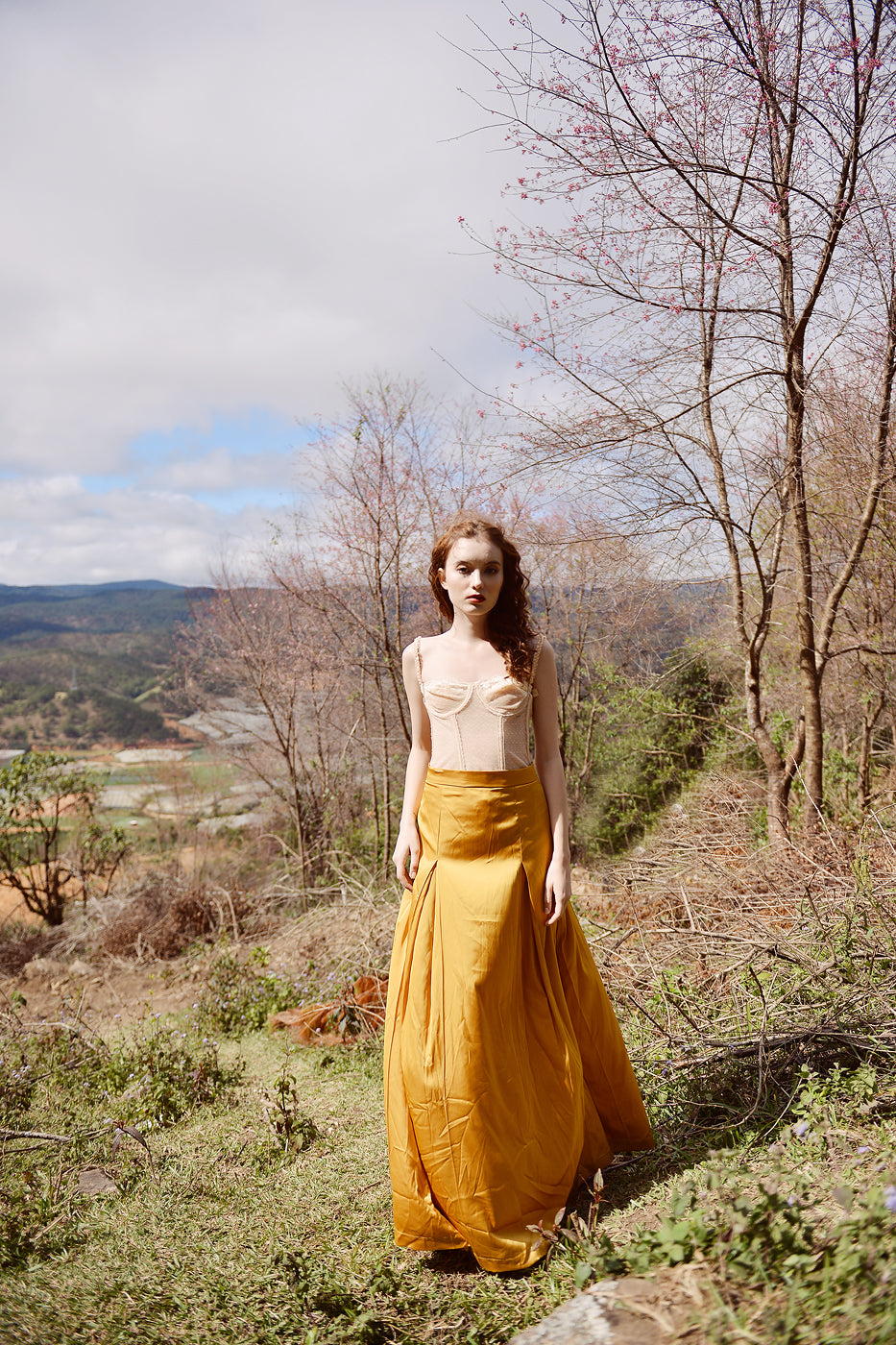 High Waist Skirt - Silk Skirt Women - Silk Skirt Maxi