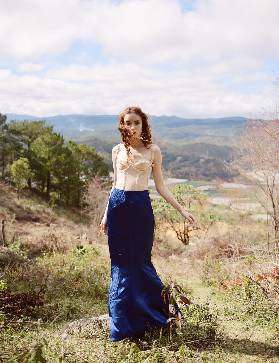 Silk Skirt Mermaid - Silk Skirt Maxi - Silk Skirt Long