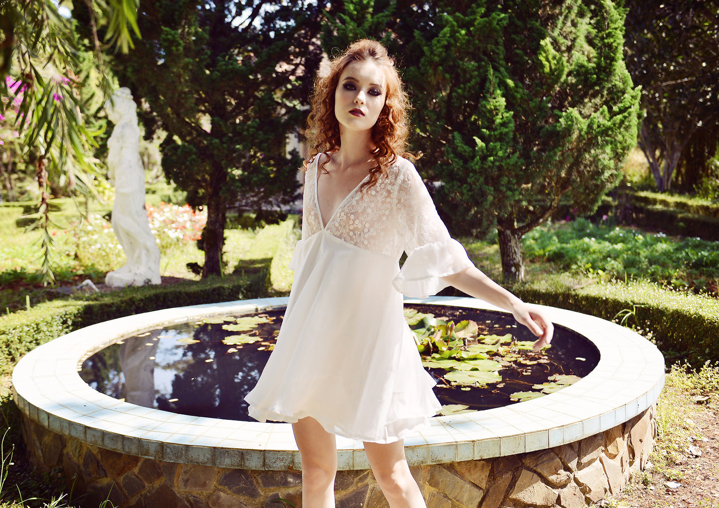 Silk Loungewear Dress - Women Summer Dress - Comfy Silk Dress - Silk Maxi Dress - White Silk Dress