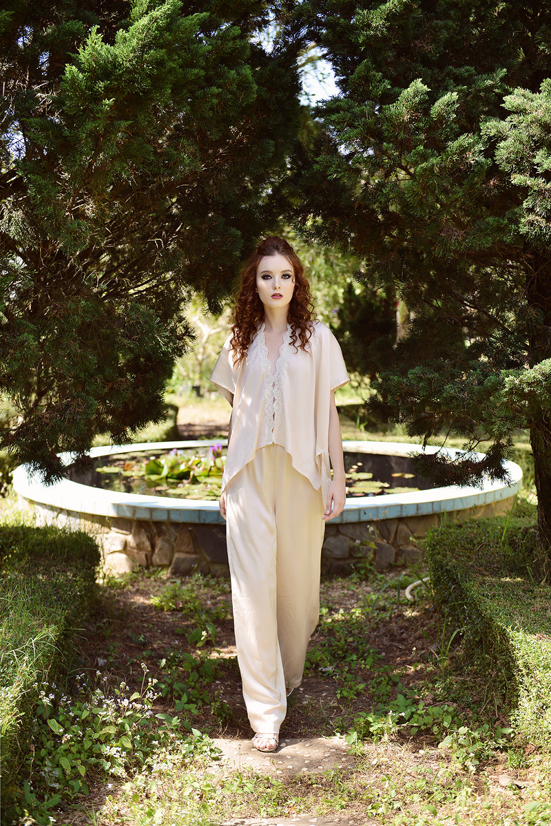 Loungewear Women Set - Women Silk Pajamas - Pajamas Set