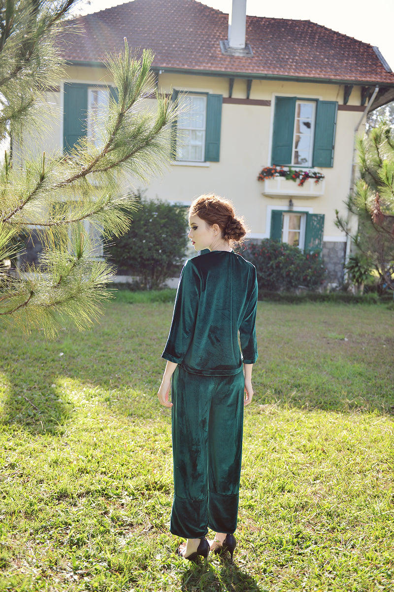 Pajamas Women Set - Winter Women PJs - Velvet Women Set