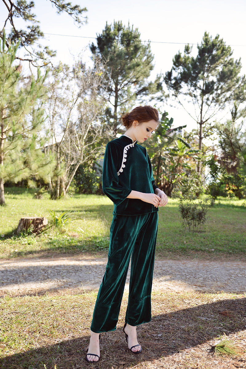 Pajamas Women Set - Winter Women PJs - Velvet Women Set