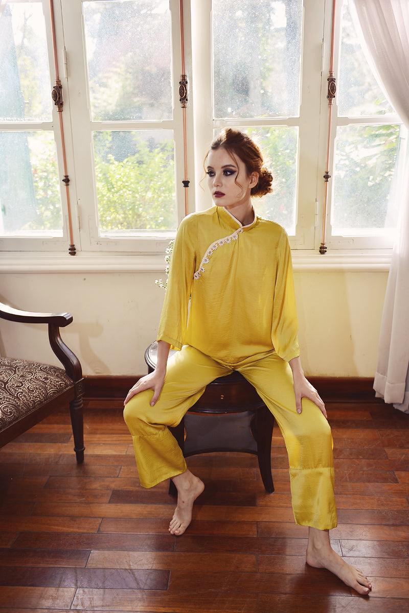 Silk Pajamas Women - Pajamas Set Long - Silk Sets Loungewear