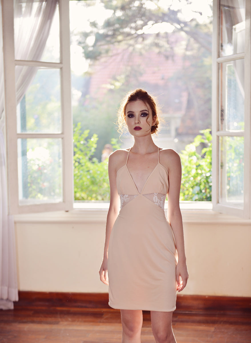 Slip Dress - Lingerie Slip Dress Women - Nude Slip - Slip Undergarment