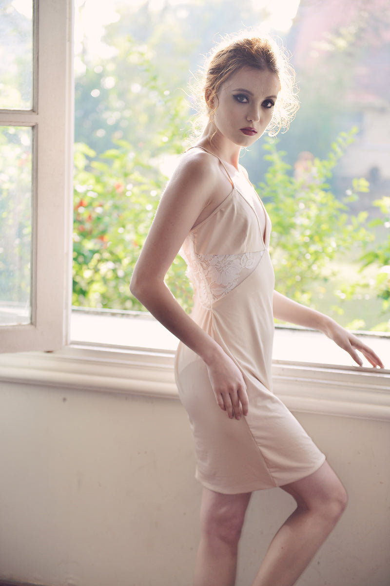 Slip Dress - Lingerie Slip Dress Women - Nude Slip - Slip Undergarment