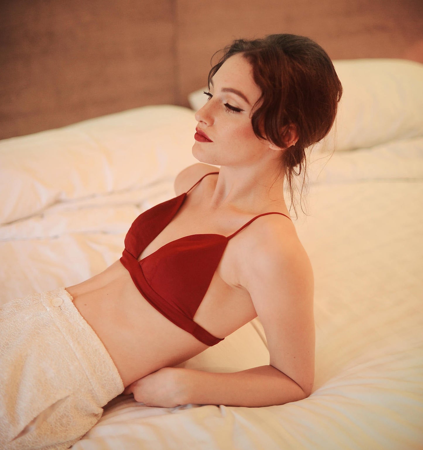 Women Silk Bra - Comfortwear Silk bra - Silk Triangle Bra - Silk Lingeries - A treat for Yourself