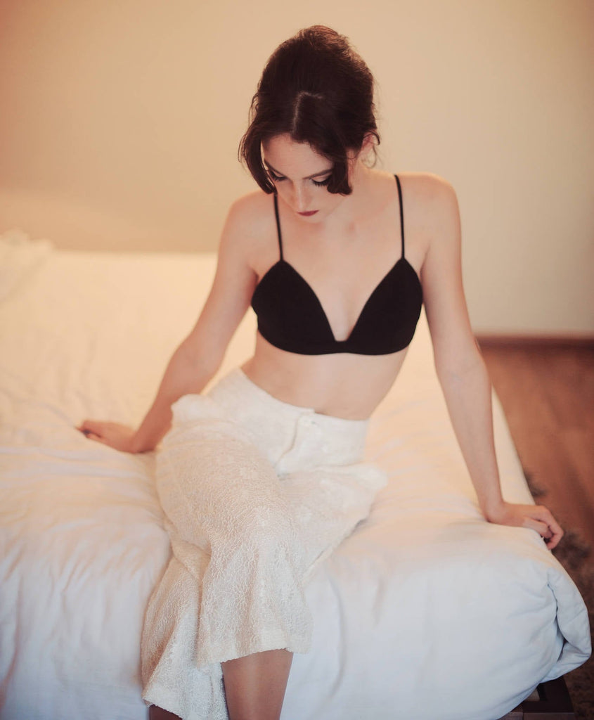 100% silk Bra - Pure Silk Bustier - silk bra - pure silk bra