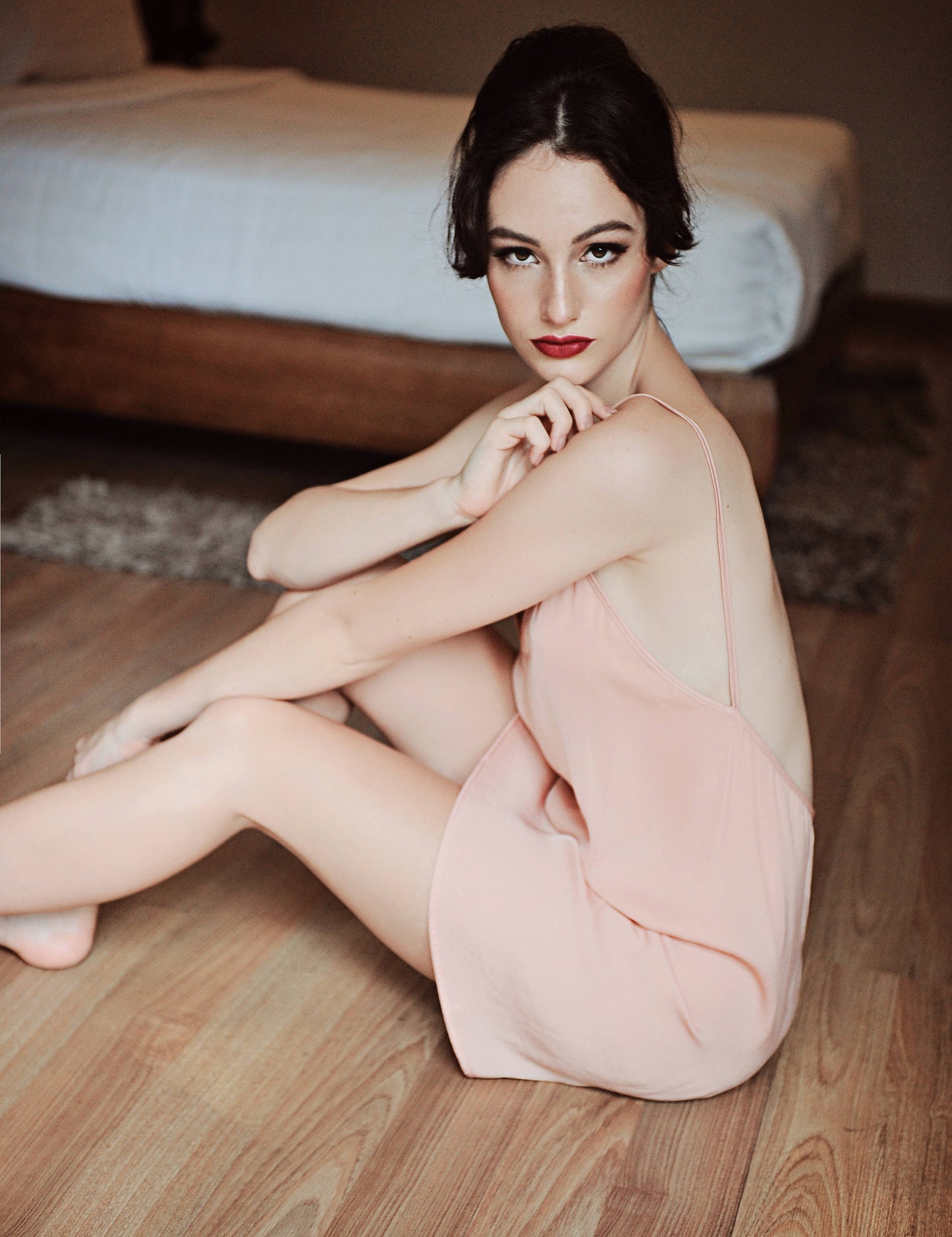 Sexyback Silk Slip Dress - Low back Silk Slip - Bridal Silk Sleepwear