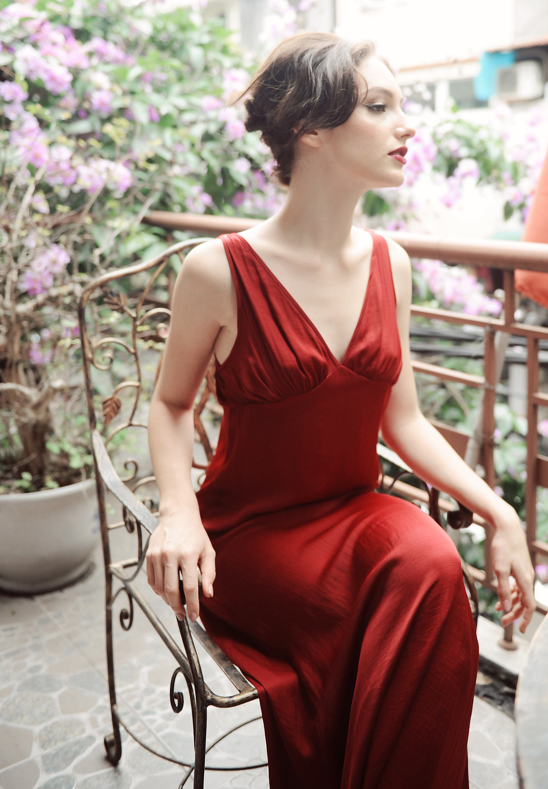 Bridesmaids Silk Dress - Night Gown Bridesmaids - Silk Slip Dress - Silk Slip Wedding Dress - Gift For Her