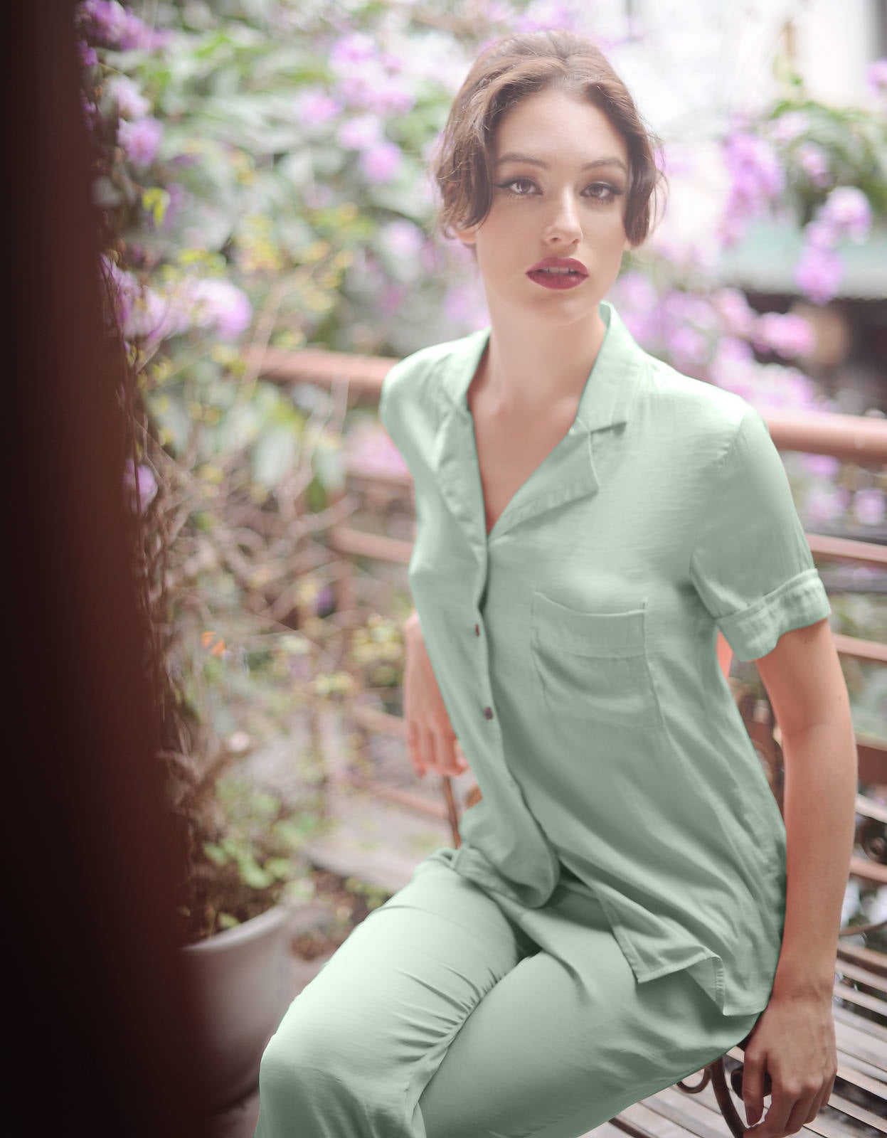 Silk PJs Women - Silk Bridal Pajamas - Women Silk Pajamas - Comfy Silk Loungewear- Christmas Gift for Her