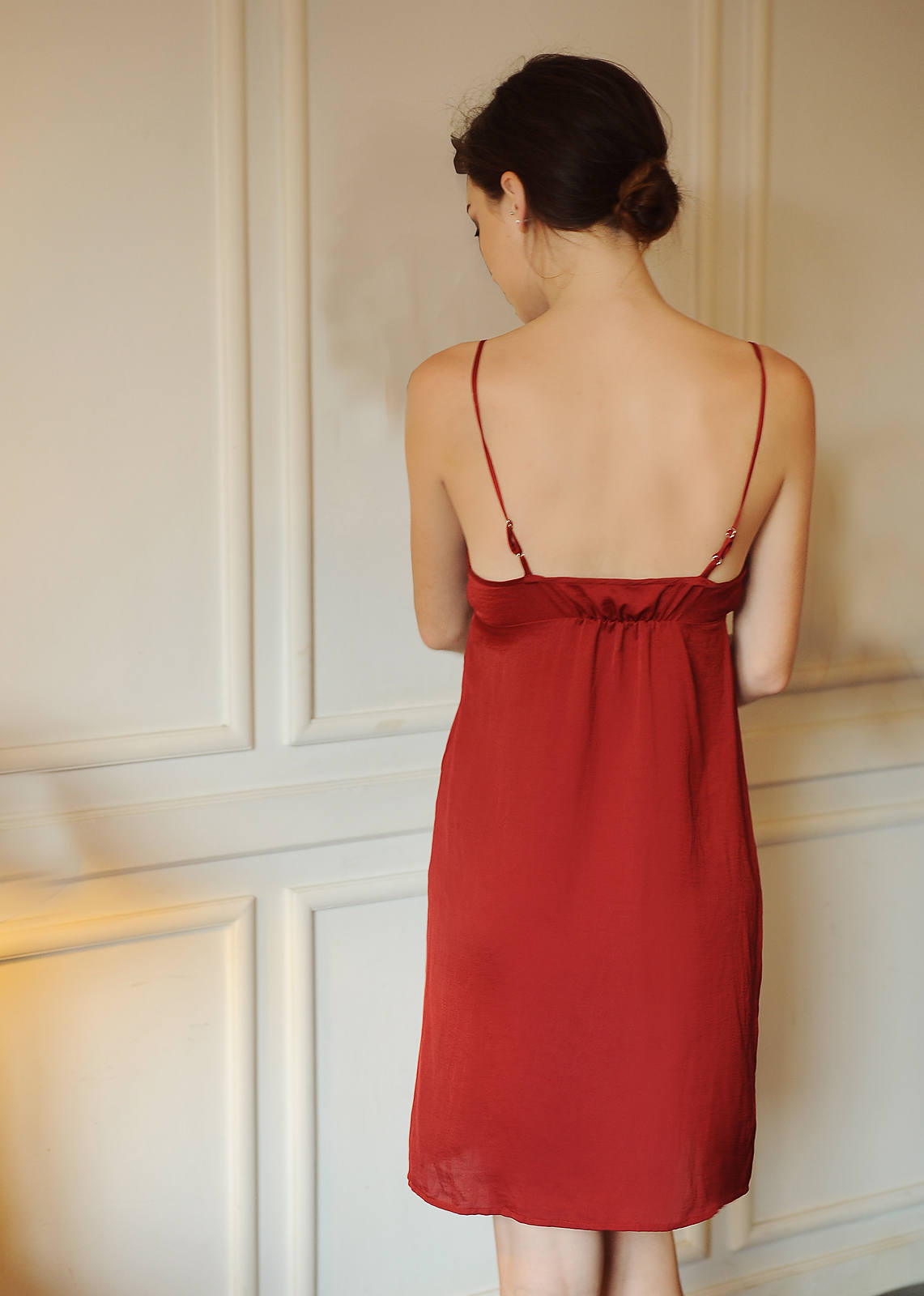 Women Silk Sleepwear - Silk Slip Dress - Silk Nightgown For Brides - Honeymoon Lingeries