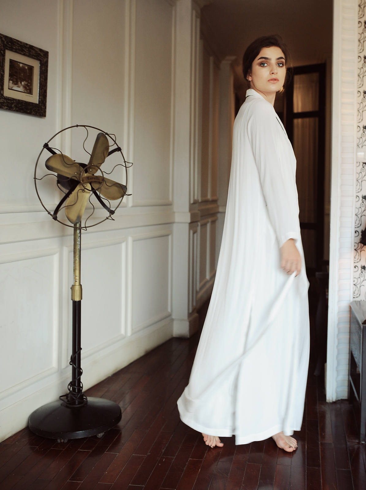 Women Long Silk Robe - Robe with Piping line - Elegant Bridal Wear - Bridesmaid Wedding kimono - High-quality Lingeries