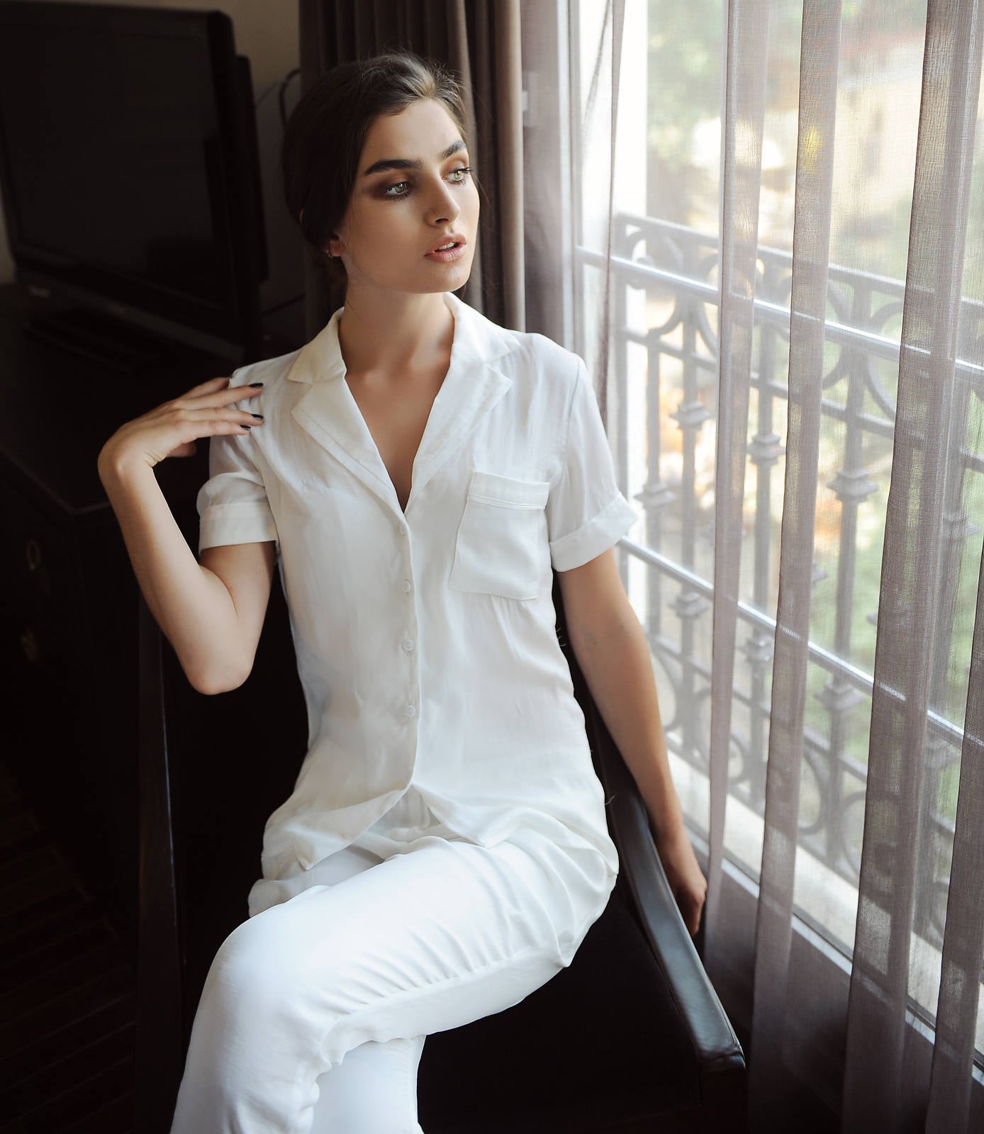 Silk PJs Women - Silk Bridal Pajamas - Women Silk Pajamas - Comfy Silk Loungewear- Christmas Gift for Her