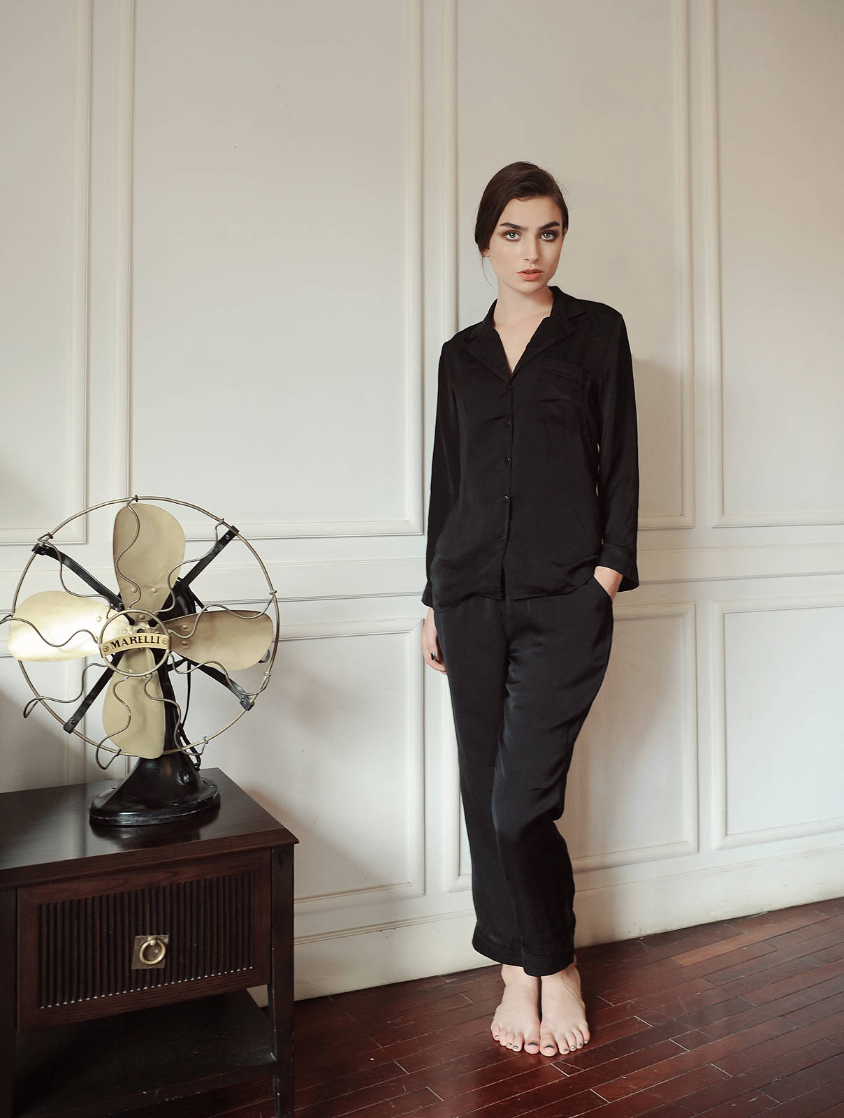 Long Sleeves Silk Pajamas - Sleepwear Silk - Silk PJs Bridesmaids - Silk Nightie - Nightdress Women - Bridal Pajamas - Silk Pyjamas Women