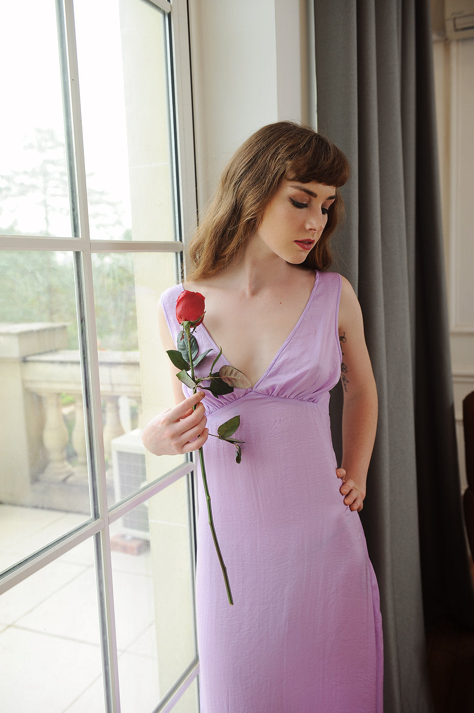 Bridesmaids Silk Dress - Night Gown Bridesmaids - Silk Slip Dress - Silk Slip Wedding Dress - Gift For Her