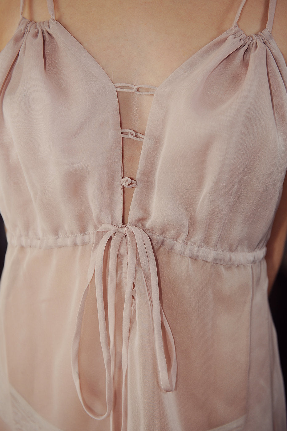 Sexy Sheer Dress - Sheer Dressing Gown -  Sheer Women Nighties