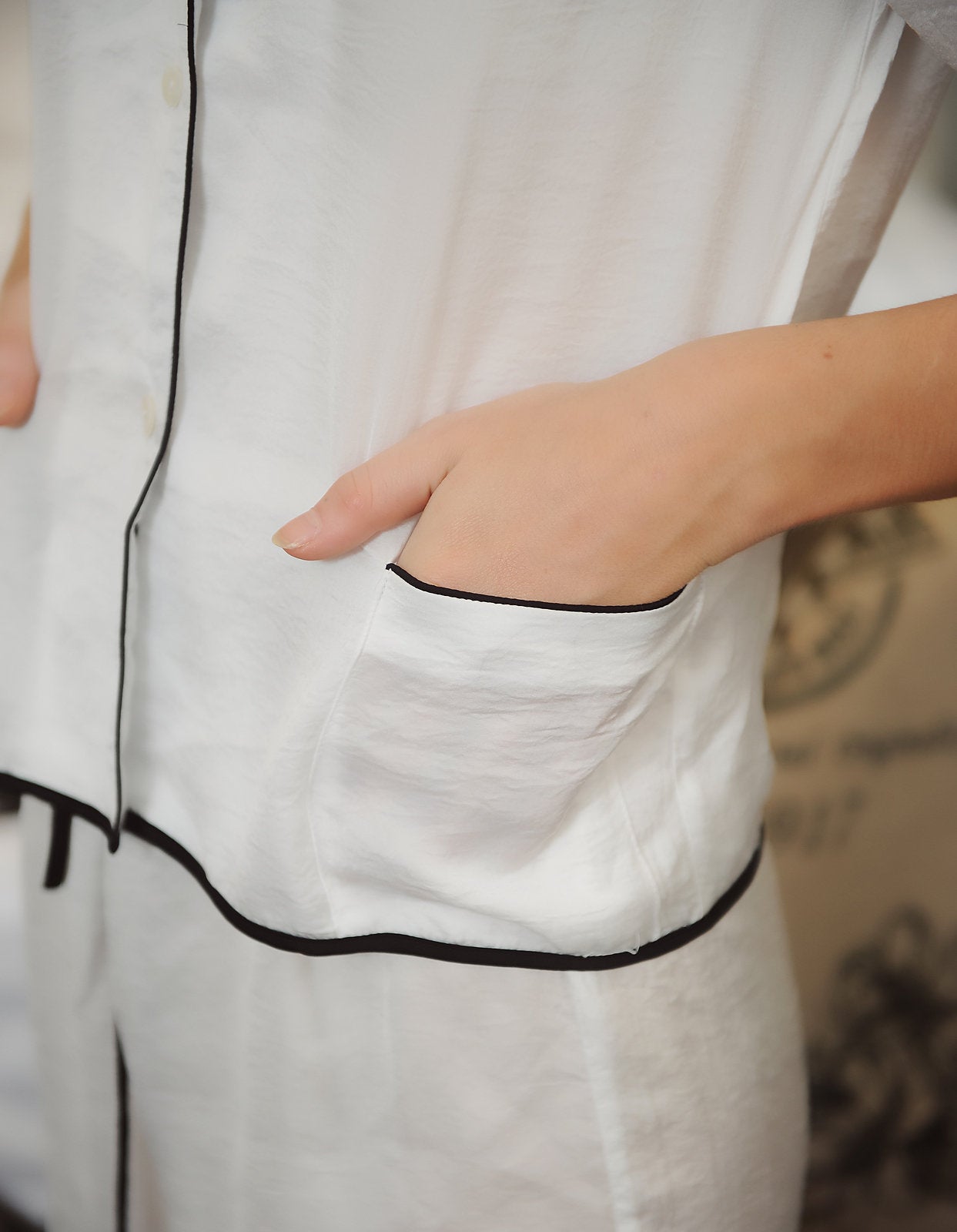 Women Silk PJs - Short Sleeves Pajamas - Bridesmaids PJs - PJs for Bride - Women Silk Pajamas - Gift for Her