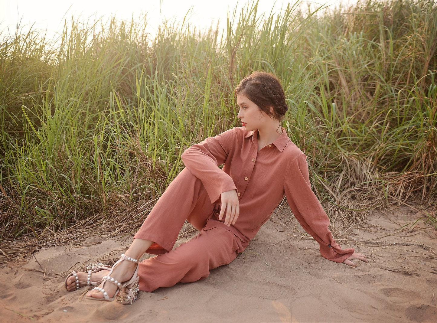 Organic Cotton Pajamas - Women Cotton Pajamas - Women Pajamas Set - Natural Clothing