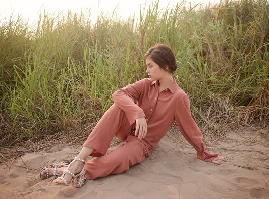 Organic Cotton Pajamas - Women Cotton Pajamas - Women Pajamas Set - Natural Clothing