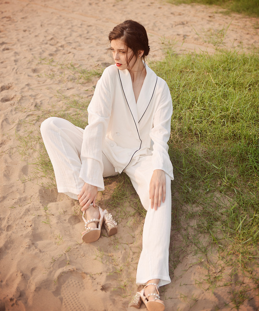 Cotton Pajamas Women - Women Organic Clothing - Organic Cotton Clothing - Cotton PJs Sets