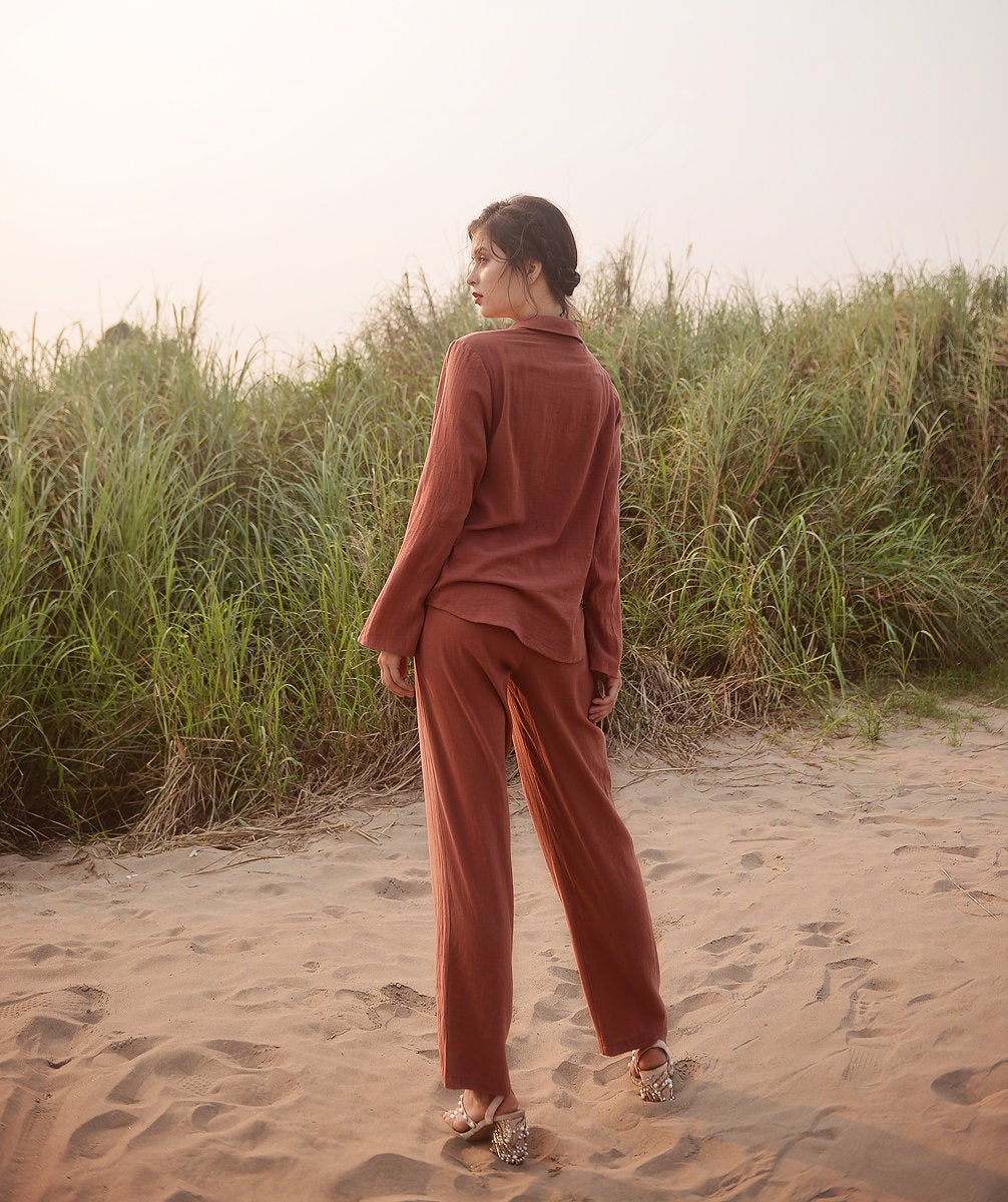Organic Cotton Pajamas - Women Cotton Pajamas - Women Pajamas Set - Natural Clothing