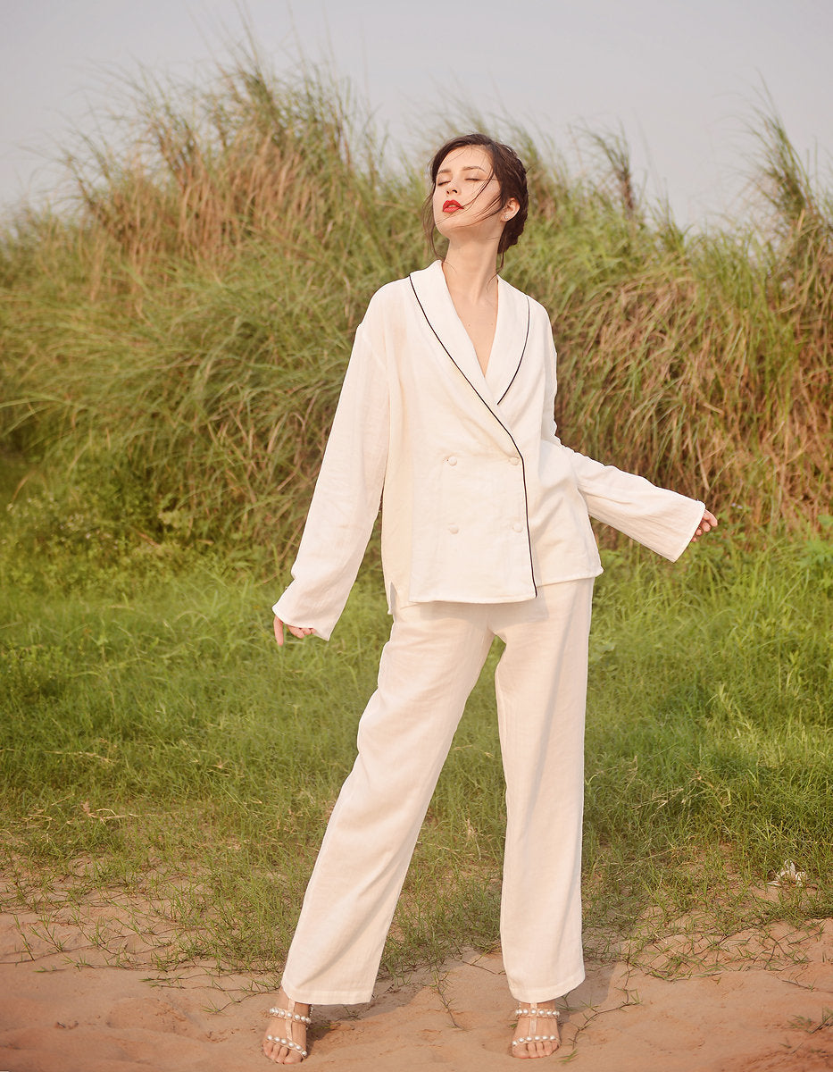 Cotton Pajamas Women - Women Organic Clothing - Organic Cotton Clothing - Cotton PJs Sets