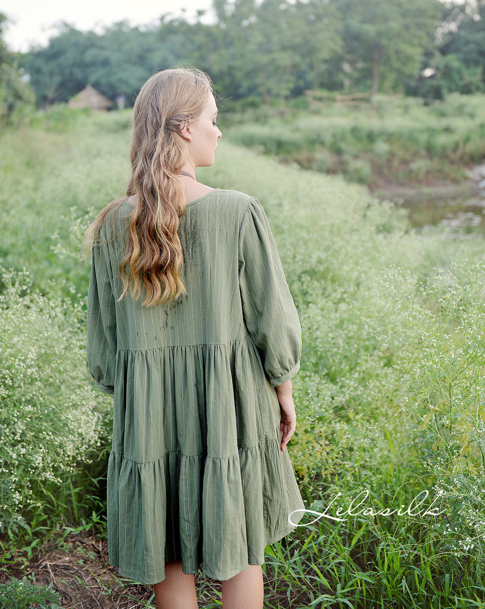 Linen Loose Dress - Summer Women Dress - Organic Clothing - Linen Cotton Dress - Natural Fabric
