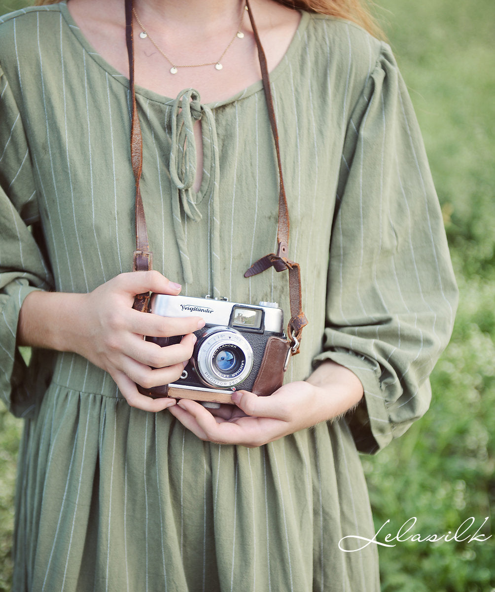 Linen Loose Dress - Summer Women Dress - Organic Clothing - Linen Cotton Dress - Natural Fabric